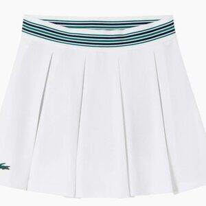 Lacoste x Bandier White Tennis Golf Skirt